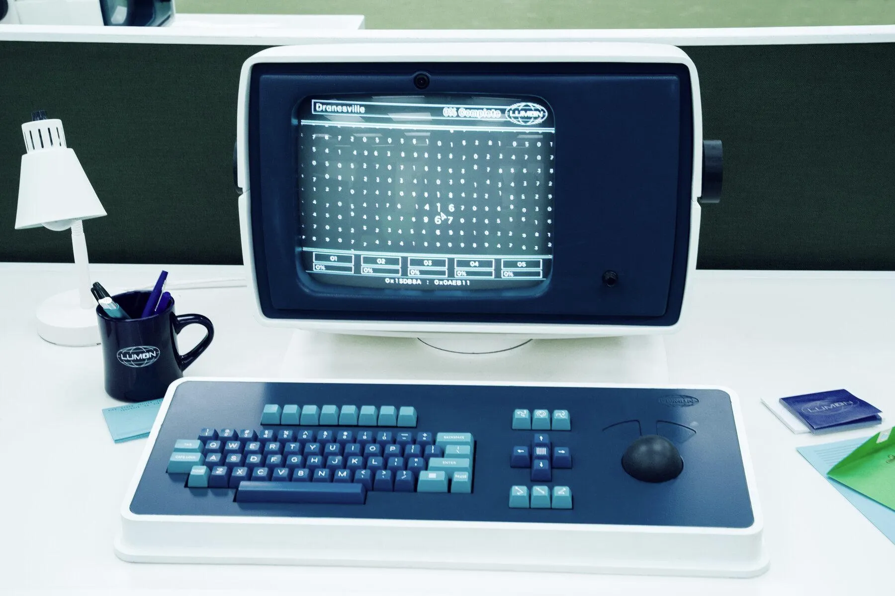 Lumon Industries Desktop Computer from the TV show Severance